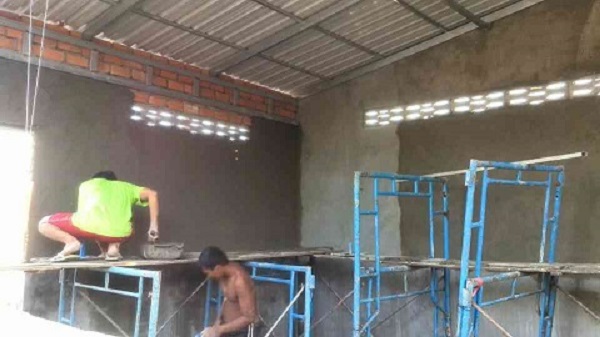 職業訓練施設の床屋建設