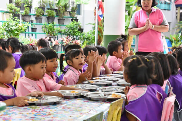 プラティープ財団が運営する幼稚園