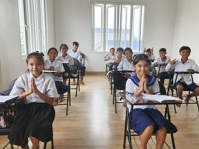 CHANG日本語学校の子ども達